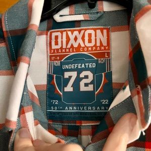 Miami dolphins undefeated 72 Dixxon flannel
